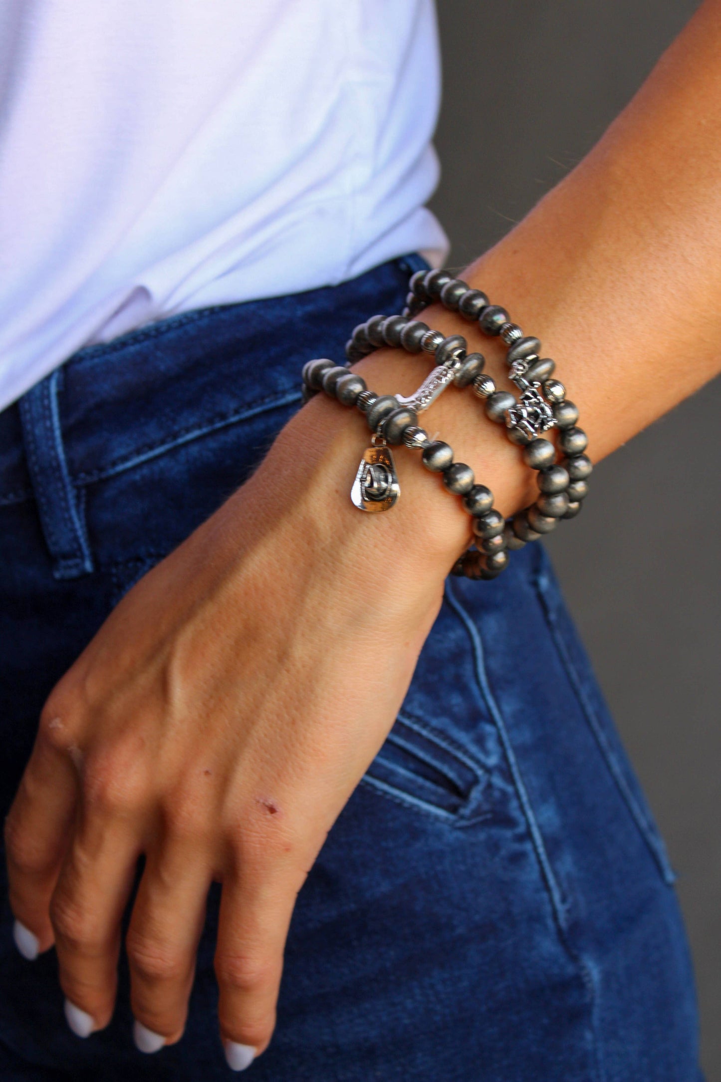 West & Co. 3pc Bracelet Set w/ Charms