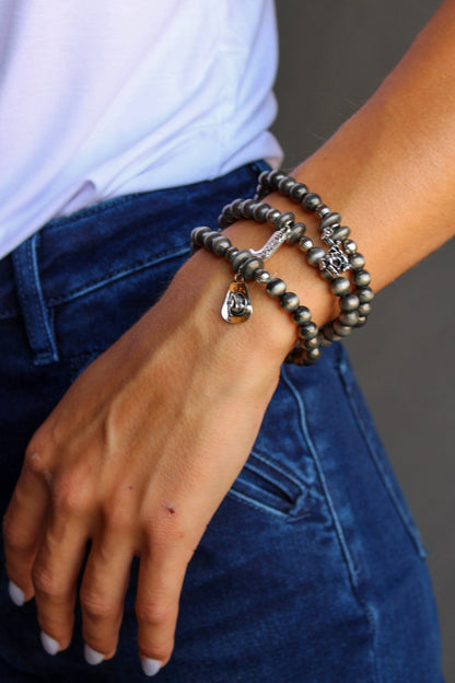 West & Co. 3pc Bracelet Set w/ Charms