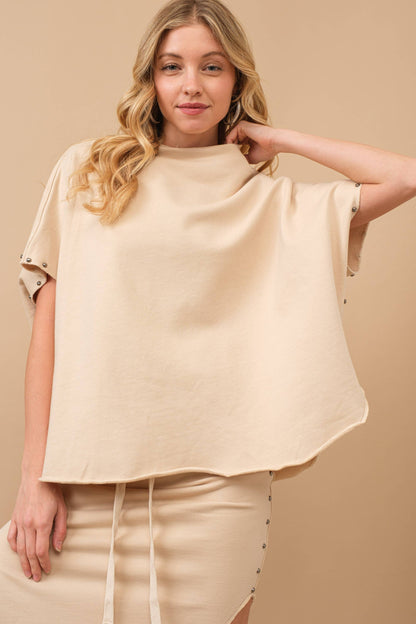French Terry Boxy Top