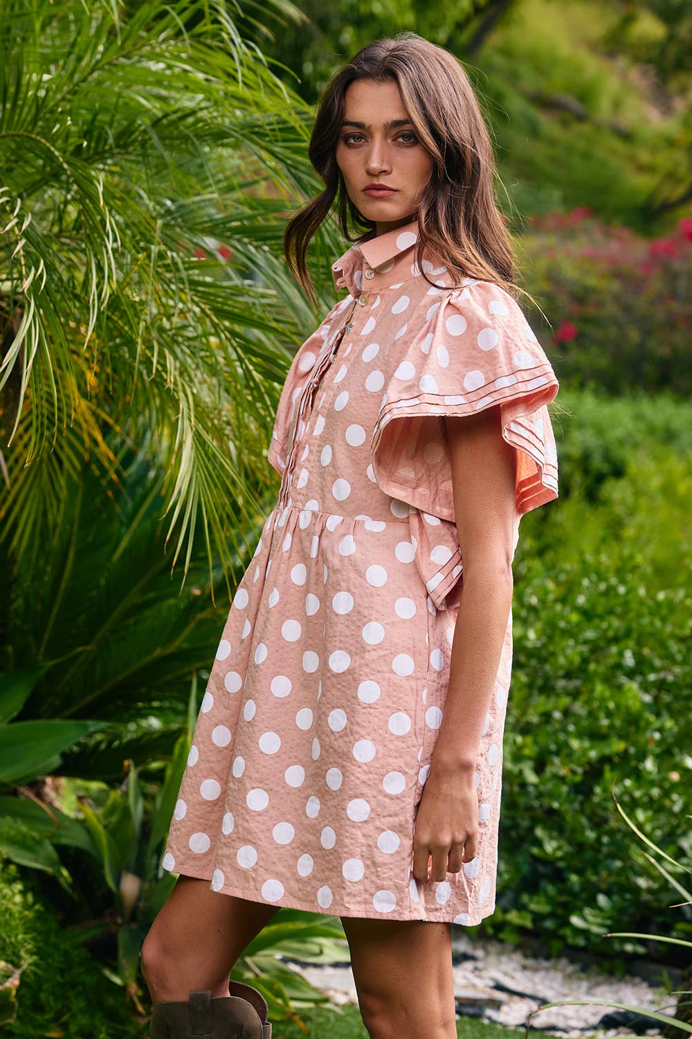 Polka Dot Mini Dress