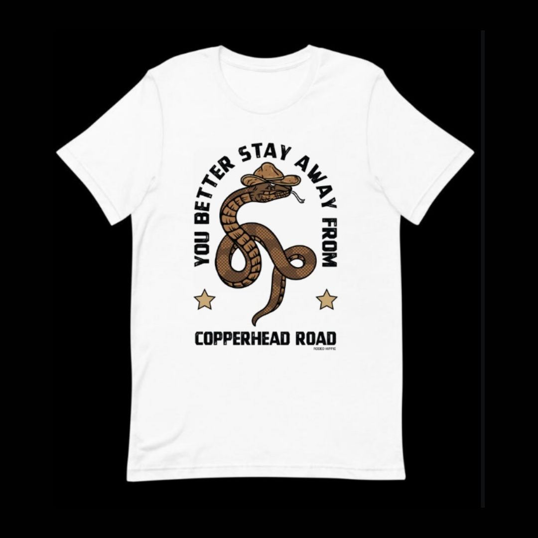 White Copperhead Road Tee