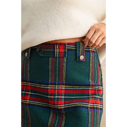Highland Charm Plaid Mini Skort