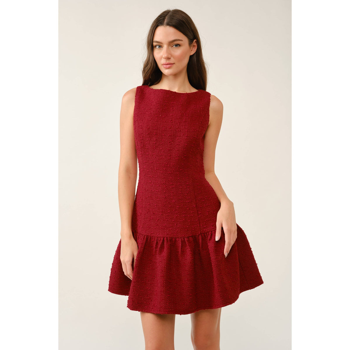 Penelope Tweed Mini Dress