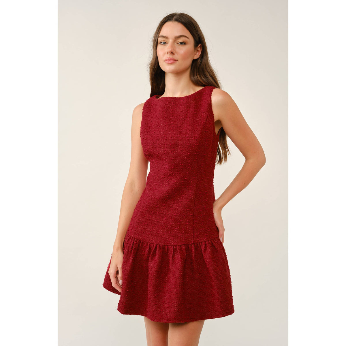 Penelope Tweed Mini Dress