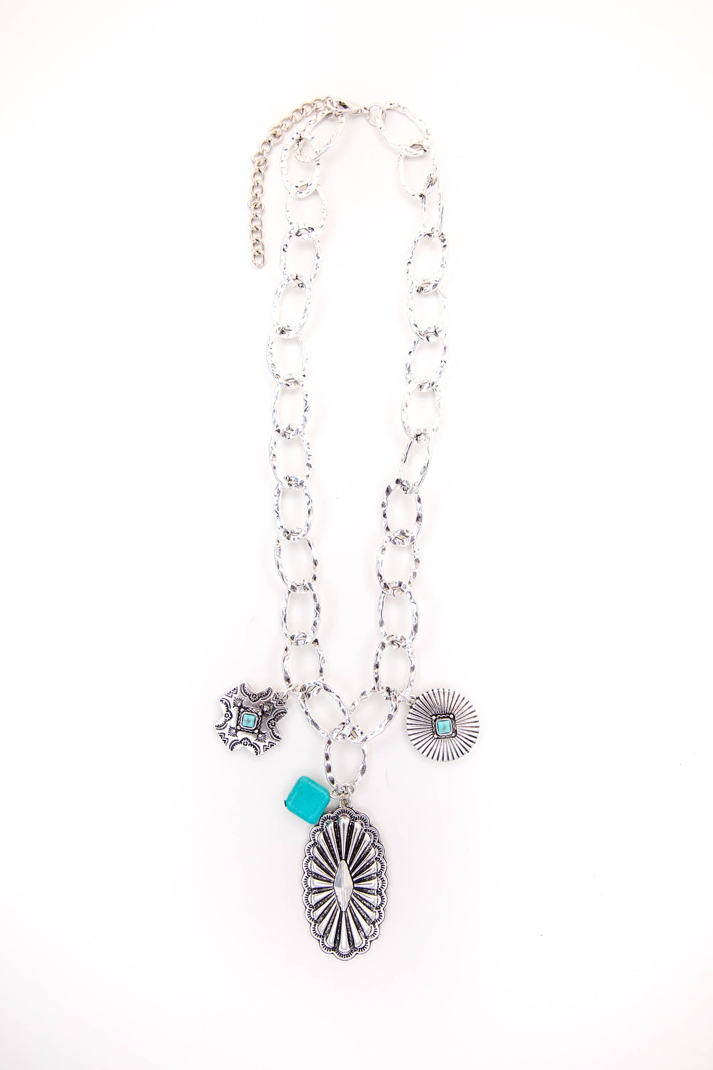 West & Co. Chunky Chain Charm Necklace