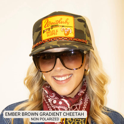 Ember - Woman's Oversized Square Sunglasses