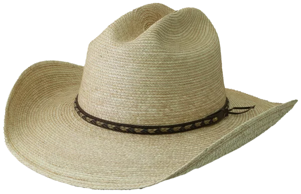 SunBody 4 Inch Brim, Oak Palm Cattleman Hat