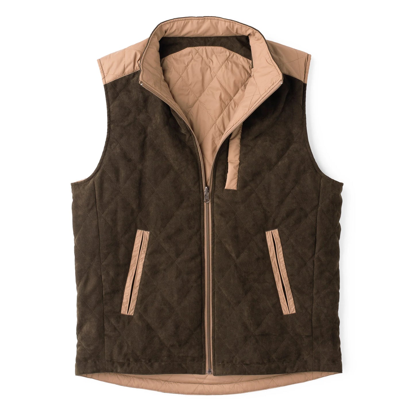Madison Creek Olive & Taupe High Point Reversible Vest