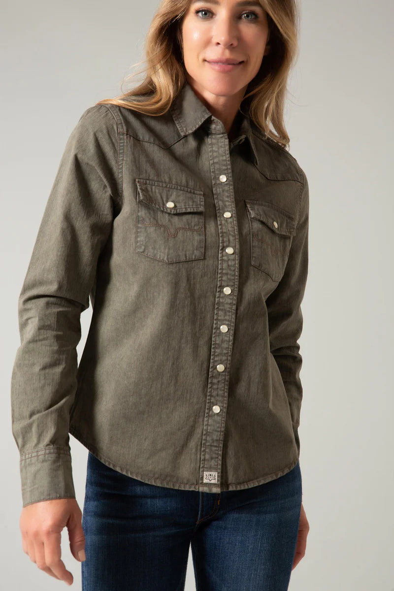Kimes Ranch - Kaycee Denim Top
