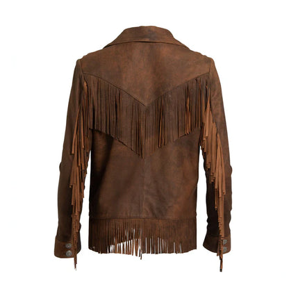 Madison Creek Lea Leather Fringe Jacket