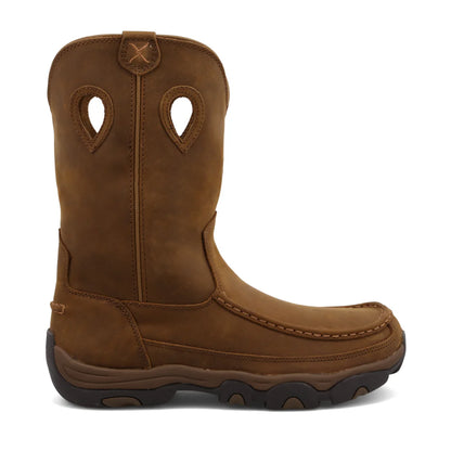 Twisted X Distressed Saddle 11" Pull On Hiker Boots