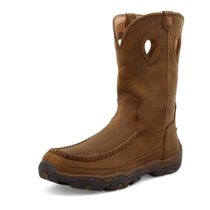 Twisted X Distressed Saddle 11" Pull On Hiker Boots