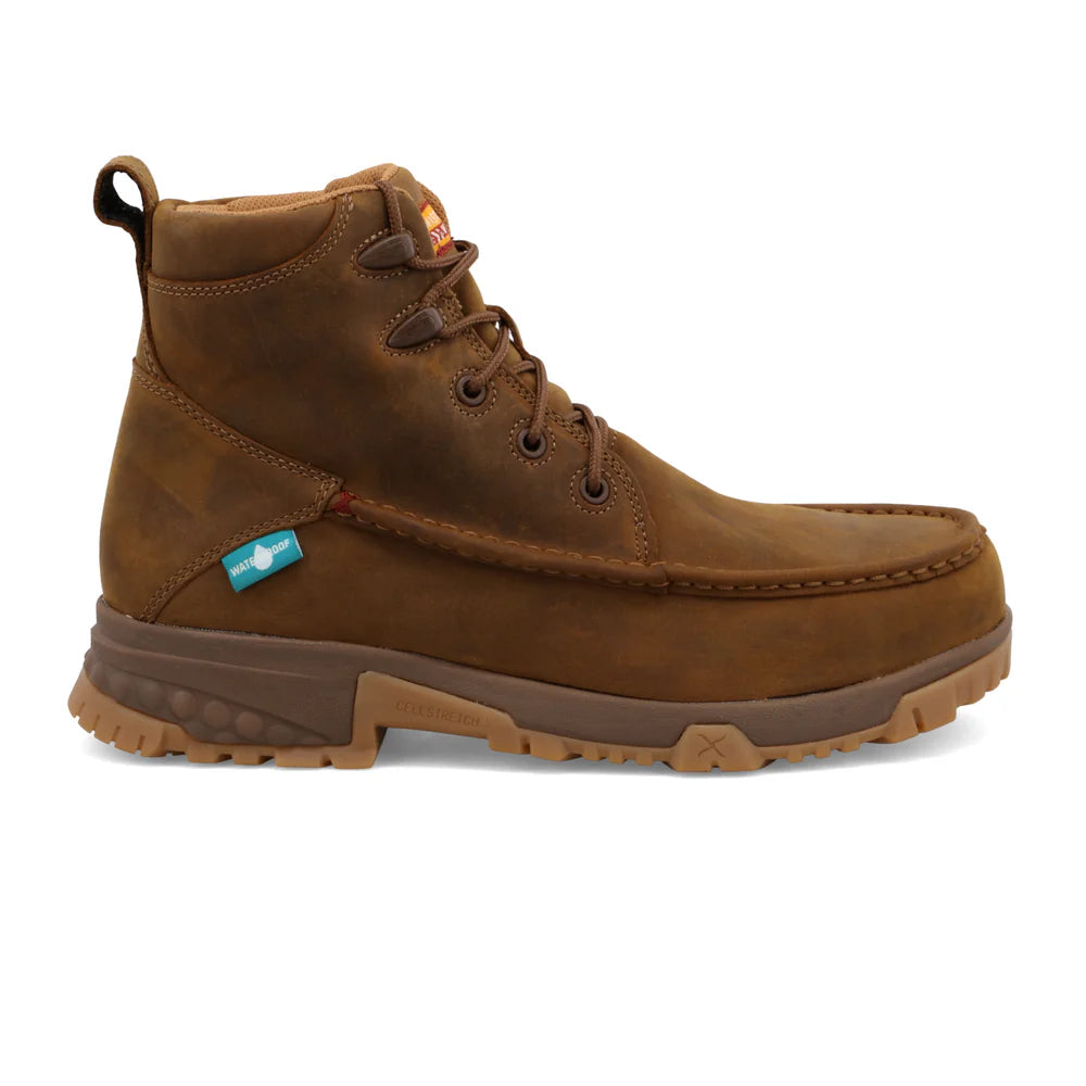 Twisted X Distressed Saddle 6" Work Boots