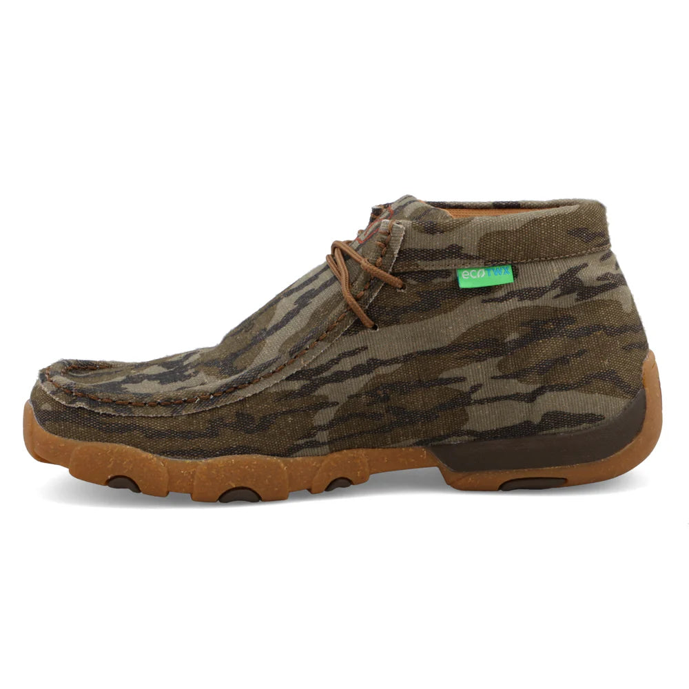 Twisted X Mossy Oak Bottomland Camo Chukka Driving Moc