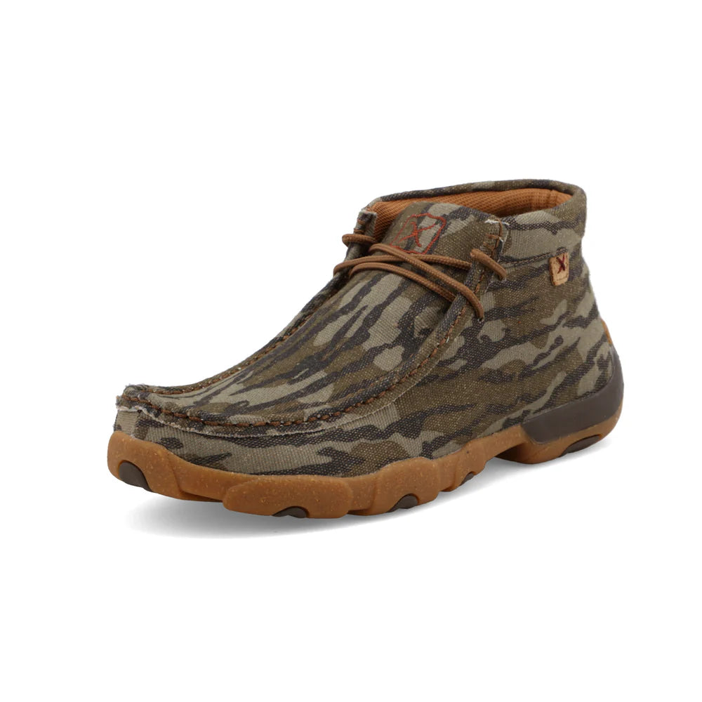 Twisted X Mossy Oak Bottomland Camo Chukka Driving Moc