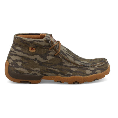 Twisted X Mossy Oak Bottomland Camo Chukka Driving Moc