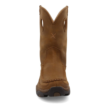 Twisted X Distressed Saddle 11" Pull On Hiker Boots
