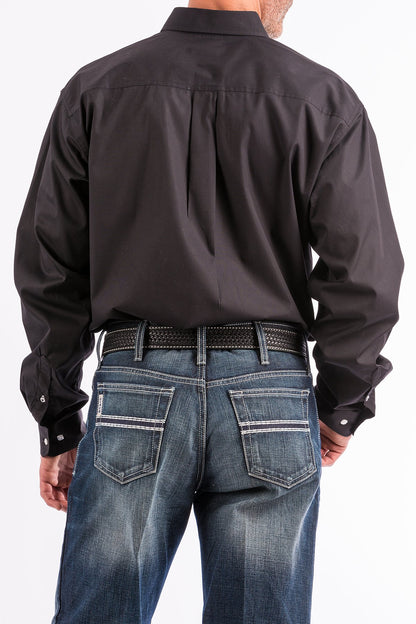 Cinch Black Button Down Western Shirt