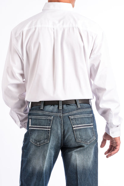 Cinch White Button Down Western Shirt