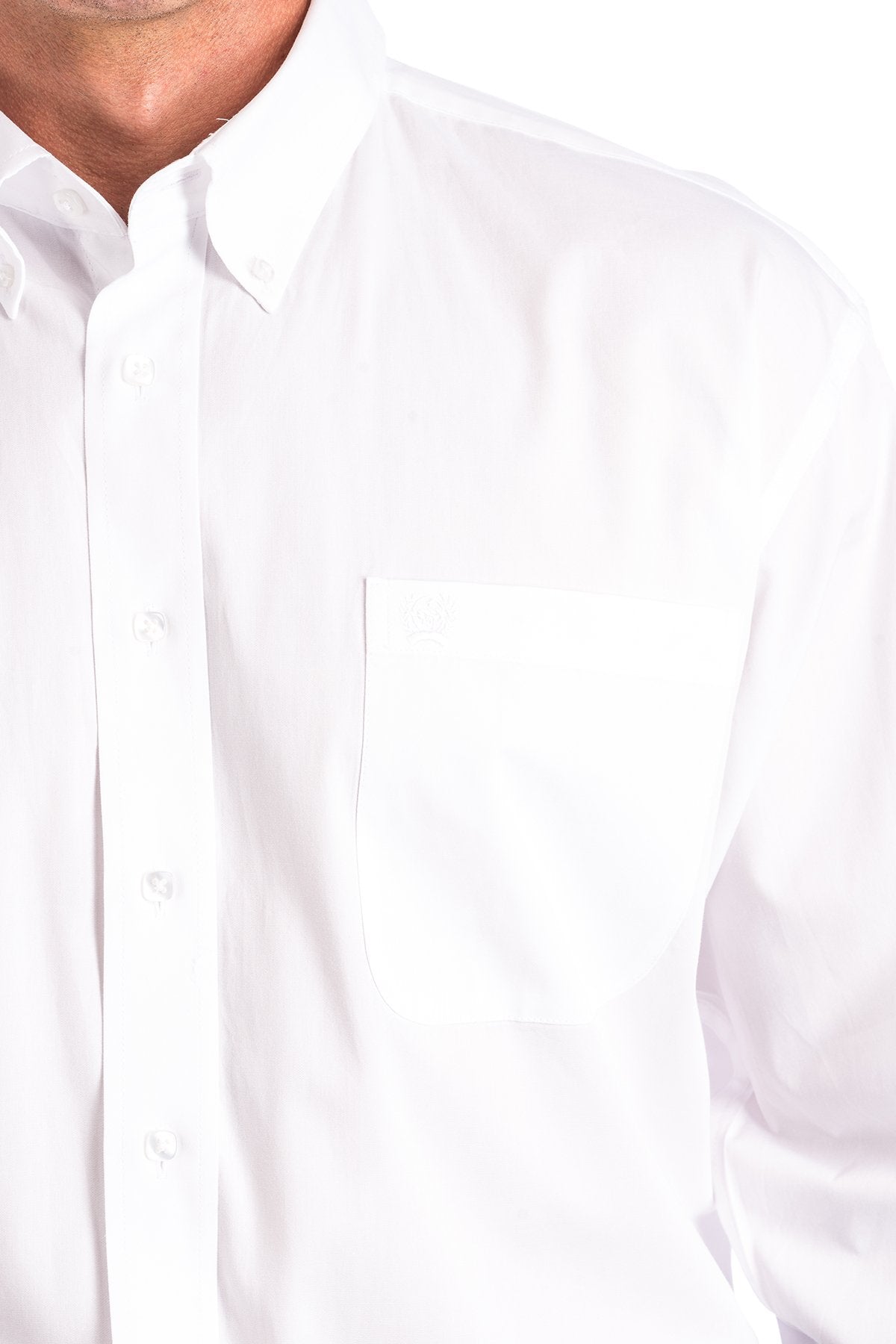 Cinch White Button Down Western Shirt