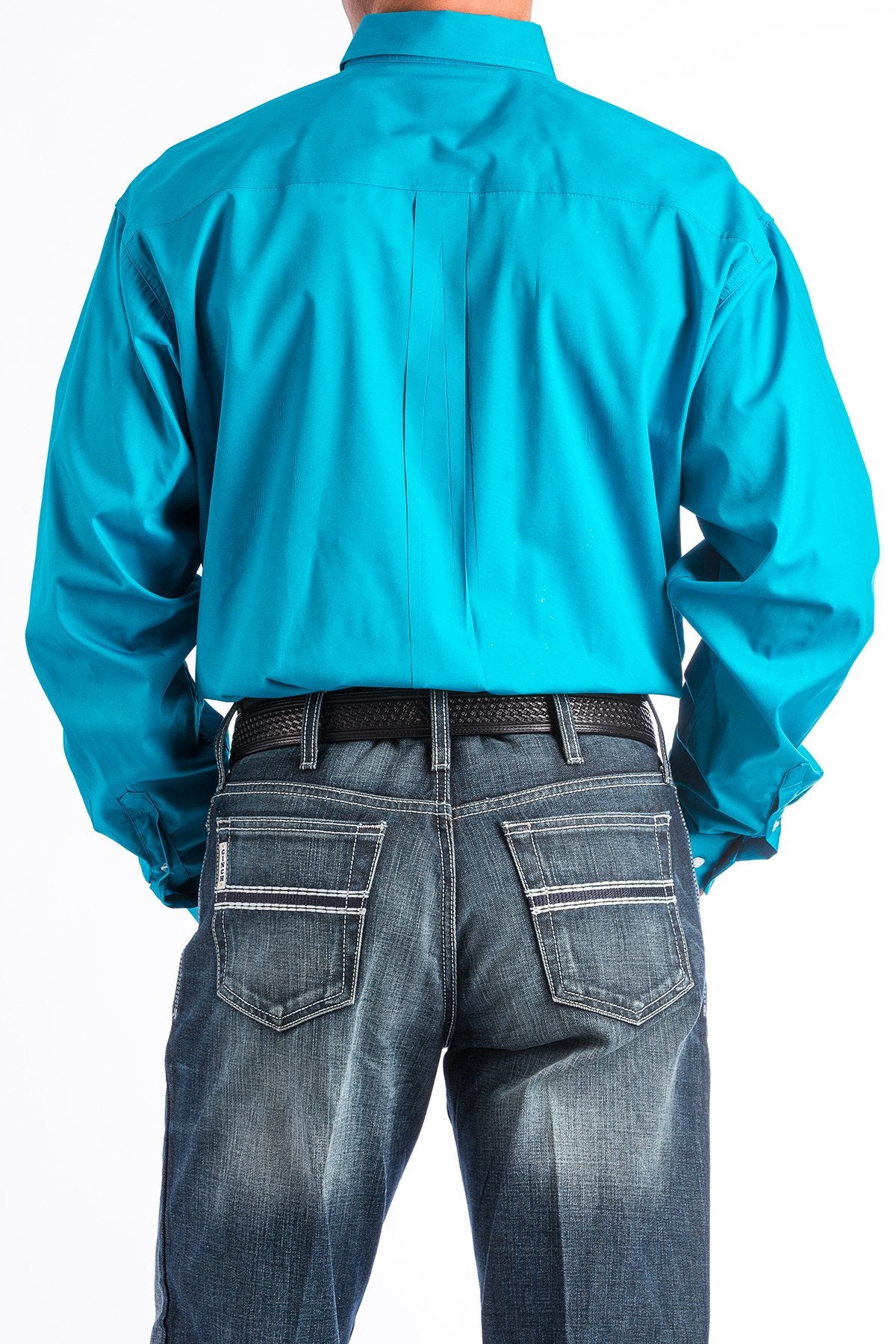 Cinch Turquoise Button-Down Western Shirt