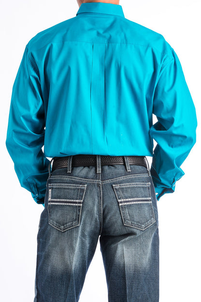 Cinch Turquoise Button-Down Western Shirt
