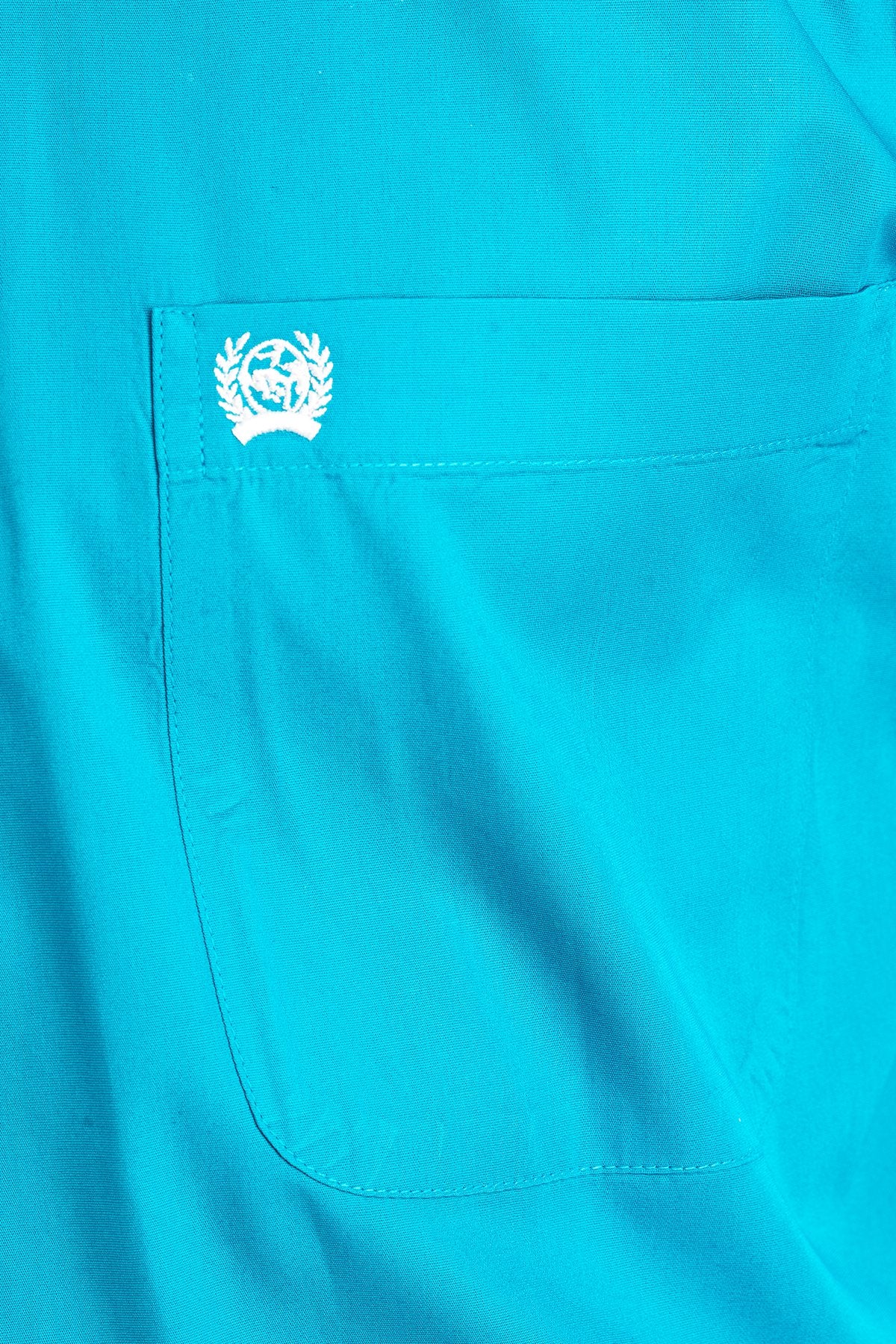 Cinch Turquoise Button-Down Western Shirt