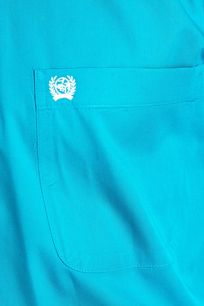 Cinch Turquoise Button-Down Western Shirt