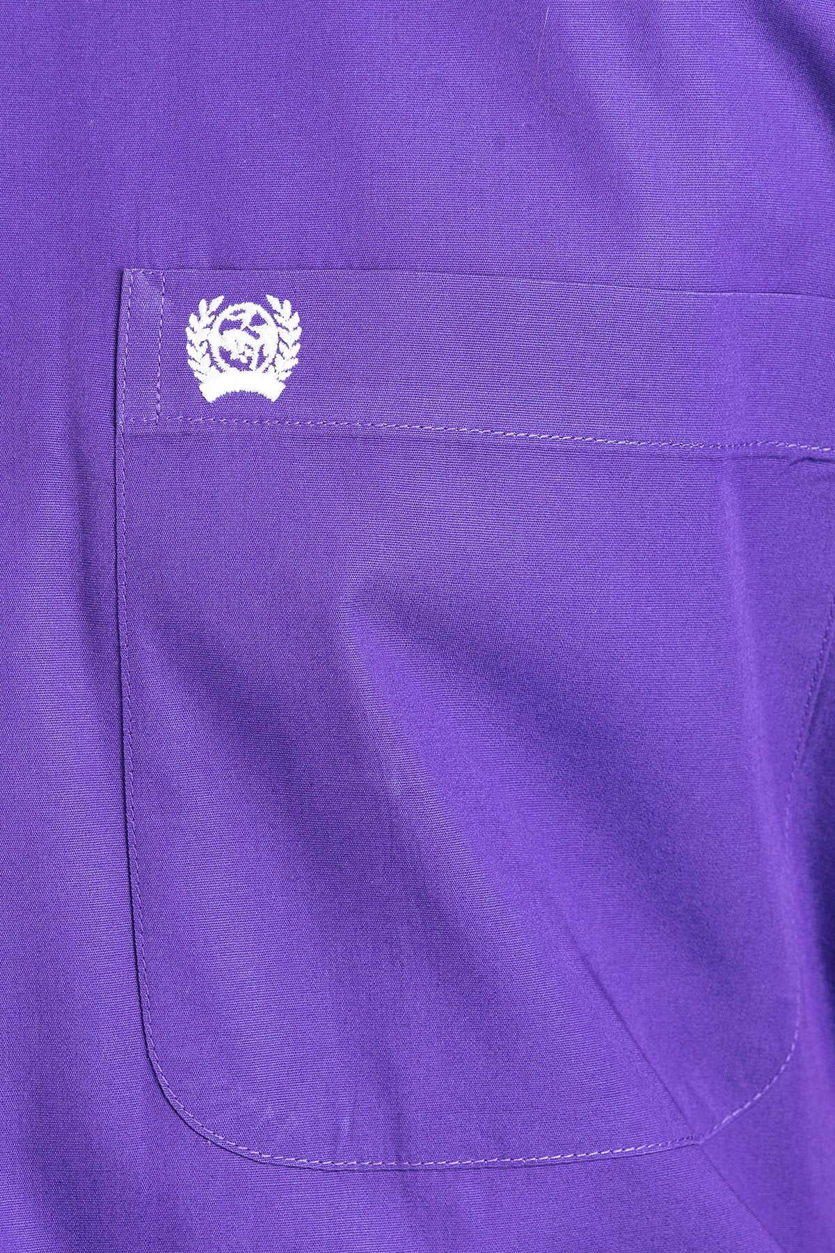 Cinch Purple Button Down Western Shirt
