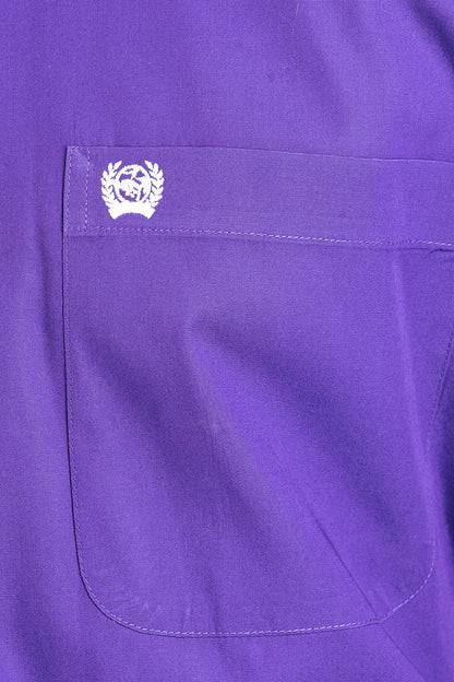 Cinch Purple Button Down Western Shirt