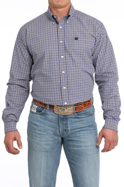 Cinch Plaid Button-Down Western Shirt