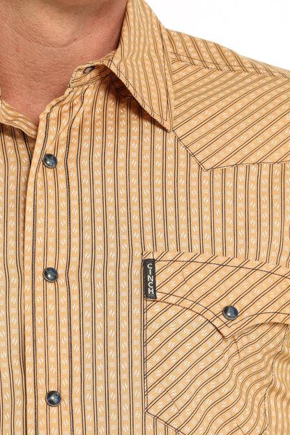 Cinch Modern Fit Stripe Snap Front Western Shirt