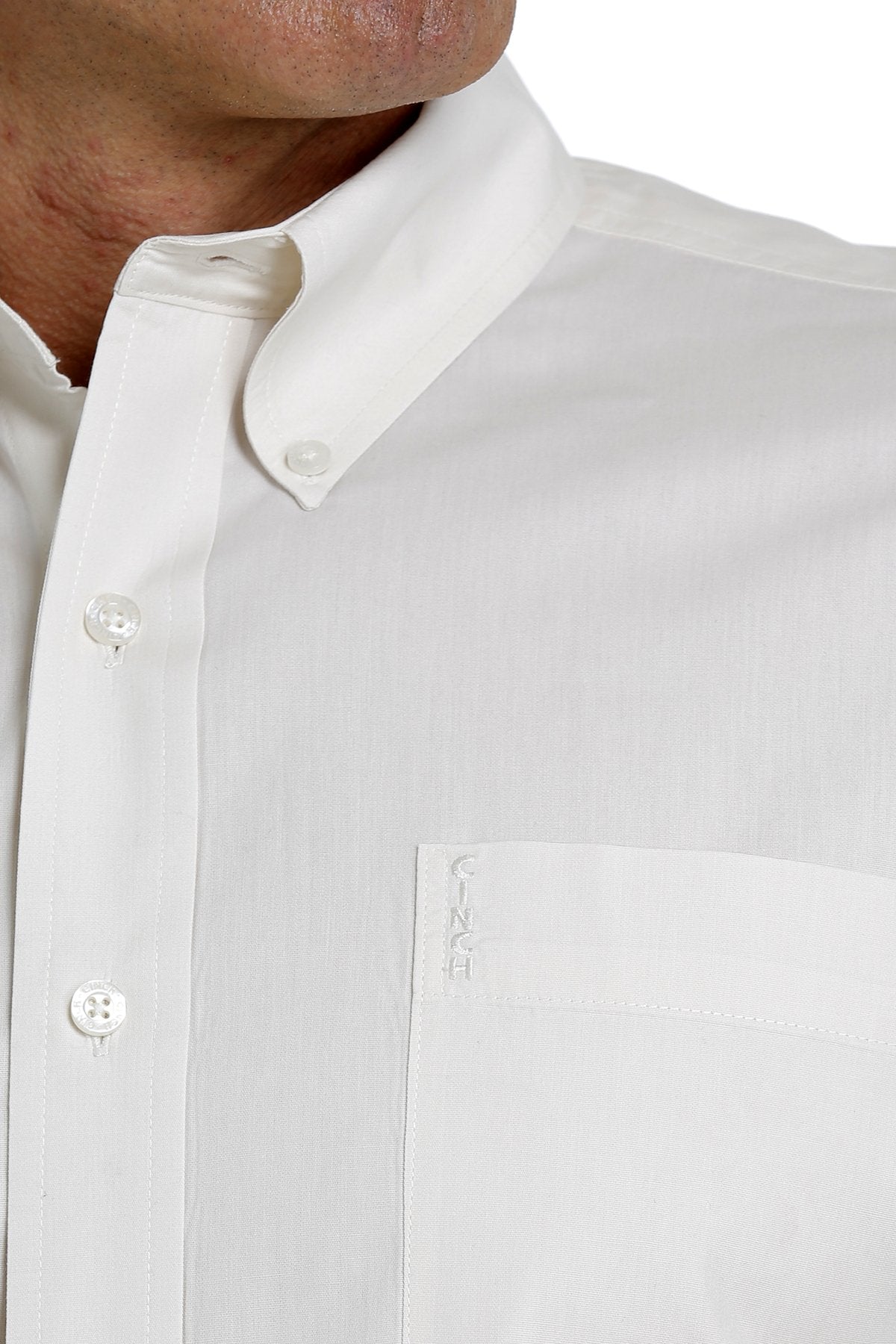Cinch Modern Fit Cream Button Down Shirt