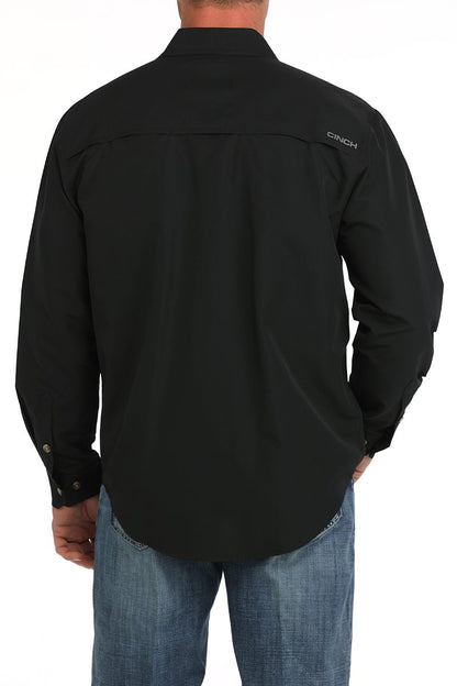 Cinch ArenaFlex Black Long Sleeve Shirt