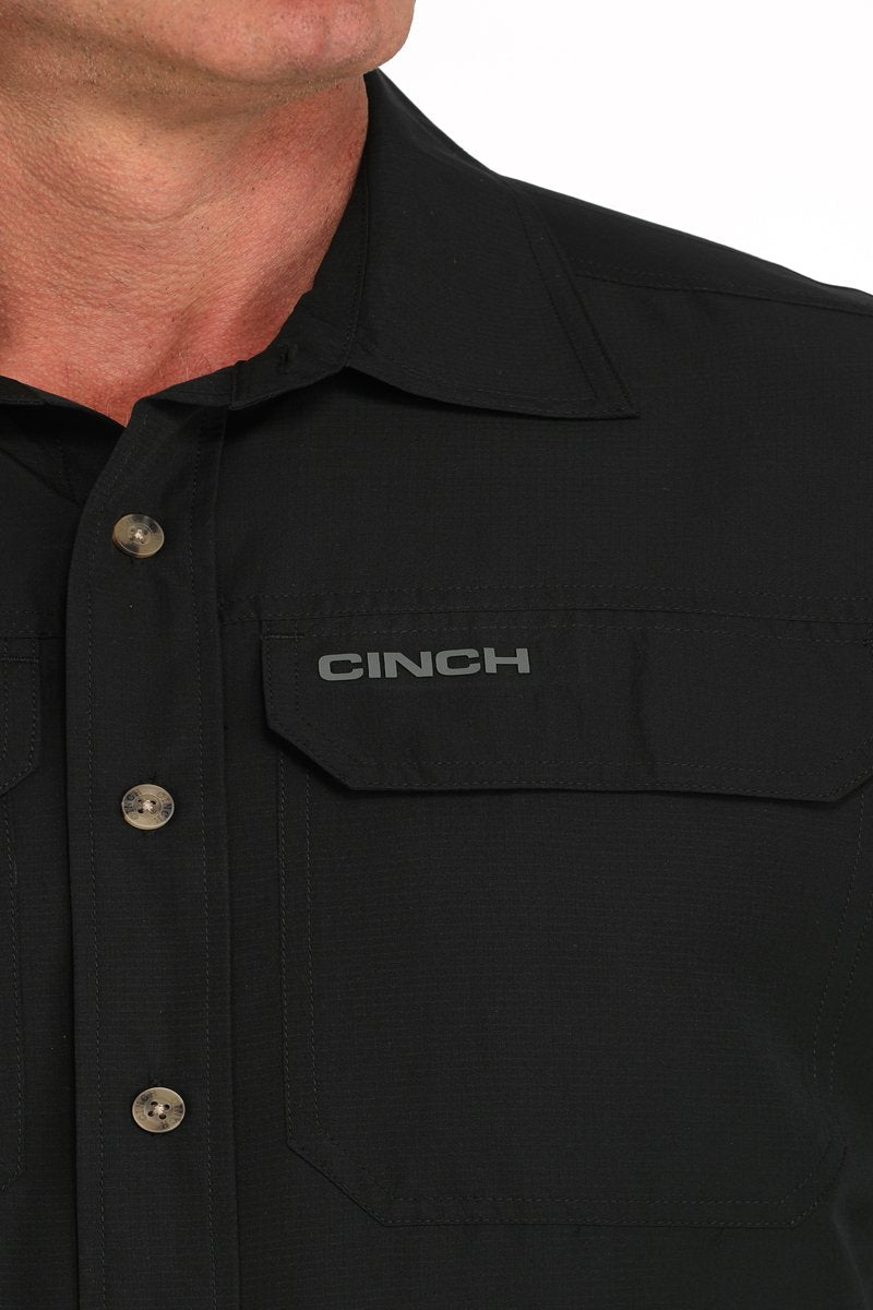 Cinch ArenaFlex Black Long Sleeve Shirt