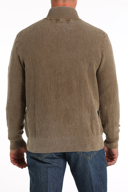 Cinch Jacquard Pullover Sweater