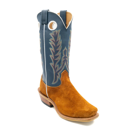 Fenoglio Red Brown Roughout Blue Bios Boots
