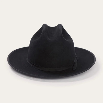 Stetson Black Open Road 6X Cowboy Hat