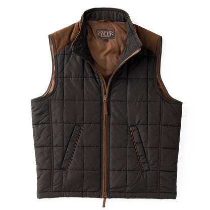 Madison Creek Outfitters Black Shelby Lightweight Nylon Quilted Vest