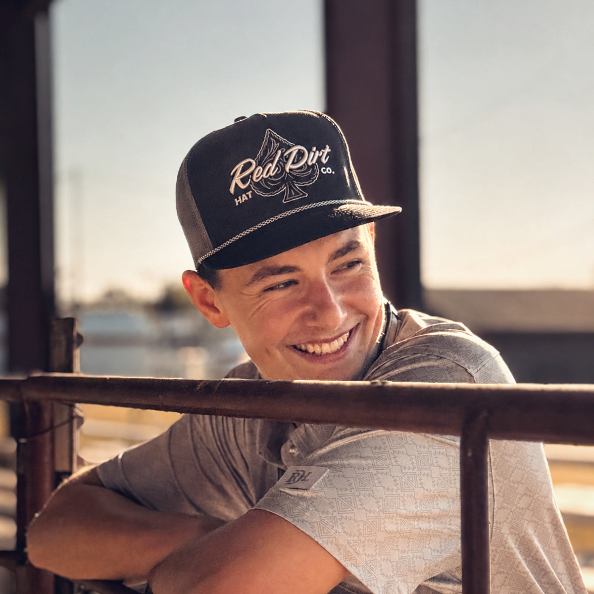 Red Dirt Hat Company Hold Em' Black Hat