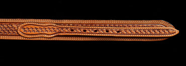 Vogt Silversmiths Russet Basket Weave Ranger Belt