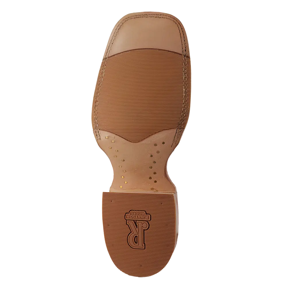 R. Watson Chocolate Roughout Boots